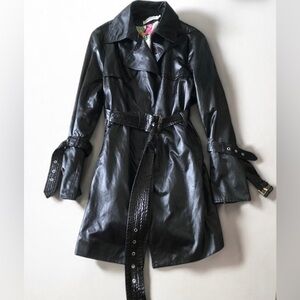 Hilary Radley Black Trench Coat